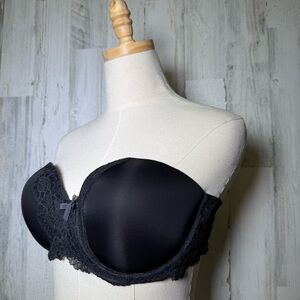 Victoria’s Secret 36D black strapless bra - Dream Angels multi-way multiposition